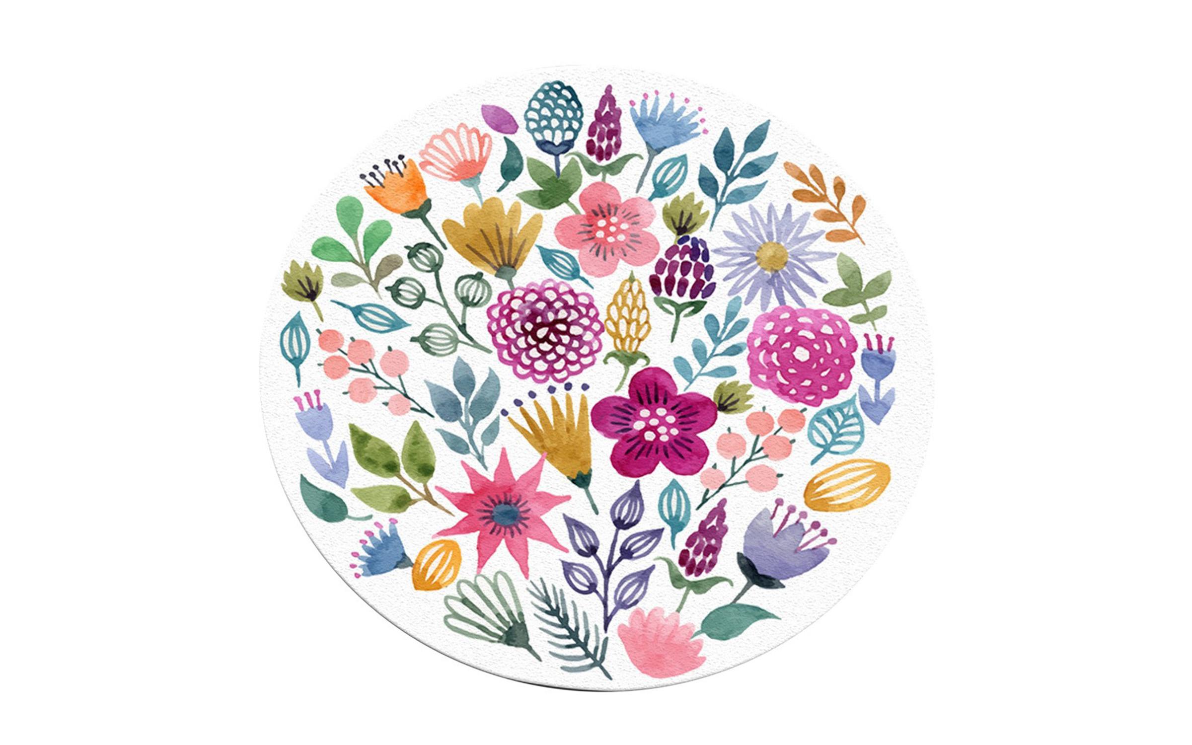 120/120 сm Covor rotund, multicolor  1